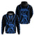 Personalised Aotearoa Father's Day Gift For Dad Hoodie Aroha Ahau Ki A Koe Papa - Blue Maori Style Pattern - Wonder Print Shop