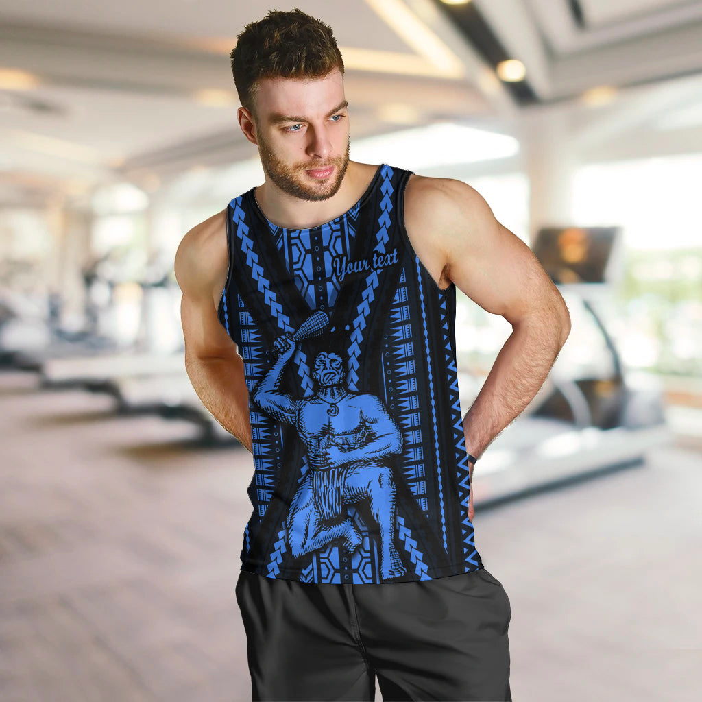 personalised-aotearoa-fathers-day-gift-for-dad-men-tank-top-aroha-ahau-ki-a-koe-papa-blue-maori-style-pattern