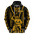 Aotearoa Father's Day Gift For Dad Hoodie Aroha Ahau Ki A Koe Papa - Gold Maori Style Pattern - Wonder Print Shop
