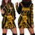 Aotearoa Father's Day Gift For Dad Hoodie Dress Aroha Ahau Ki A Koe Papa - Gold Maori Style Pattern - Wonder Print Shop