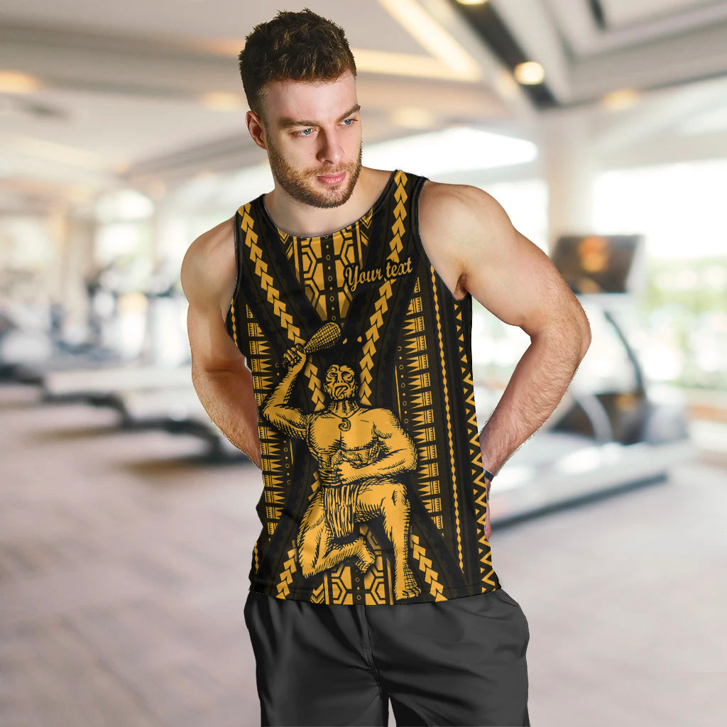 personalised-aotearoa-fathers-day-gift-for-dad-men-tank-top-aroha-ahau-ki-a-koe-papa-gold-maori-style-pattern