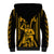 Personalised Aotearoa Father's Day Gift For Dad Sherpa Hoodie Aroha Ahau Ki A Koe Papa - Gold Maori Style Pattern - Wonder Print Shop