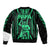 Maori Fathers Day New Zealand Bomber Jacket Aroha Ahau Ki A Koe Papa - Green LT9 - Wonder Print Shop