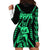 Maori Fathers Day New Zealand Hoodie Dress Aroha Ahau Ki A Koe Papa - Green - Wonder Print Shop