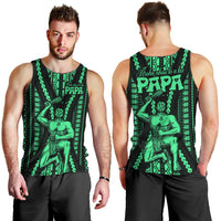 maori-fathers-day-new-zealand-men-tank-top-aroha-ahau-ki-a-koe-papa-green