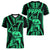 Maori Fathers Day New Zealand Women V Neck T Shirt Aroha Ahau Ki A Koe Papa - Green - Wonder Print Shop