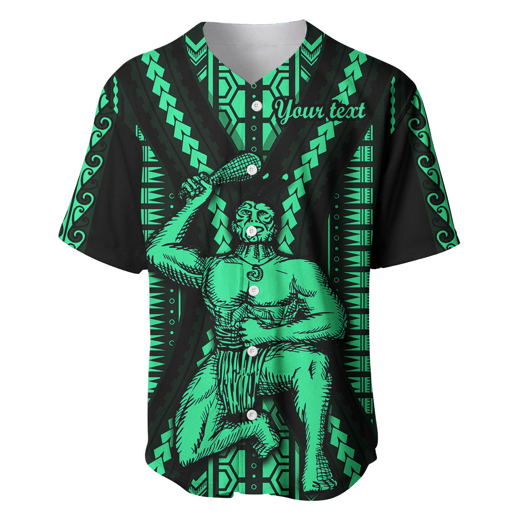 Custom Maori Fathers Day New Zealand Baseball Jersey Aroha Ahau Ki A Koe Papa - Green LT9 - Wonder Print Shop