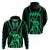 Custom Maori Fathers Day New Zealand Hoodie Aroha Ahau Ki A Koe Papa - Green - Wonder Print Shop