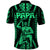 Custom Maori Fathers Day New Zealand Polo Shirt Aroha Ahau Ki A Koe Papa - Green - Wonder Print Shop