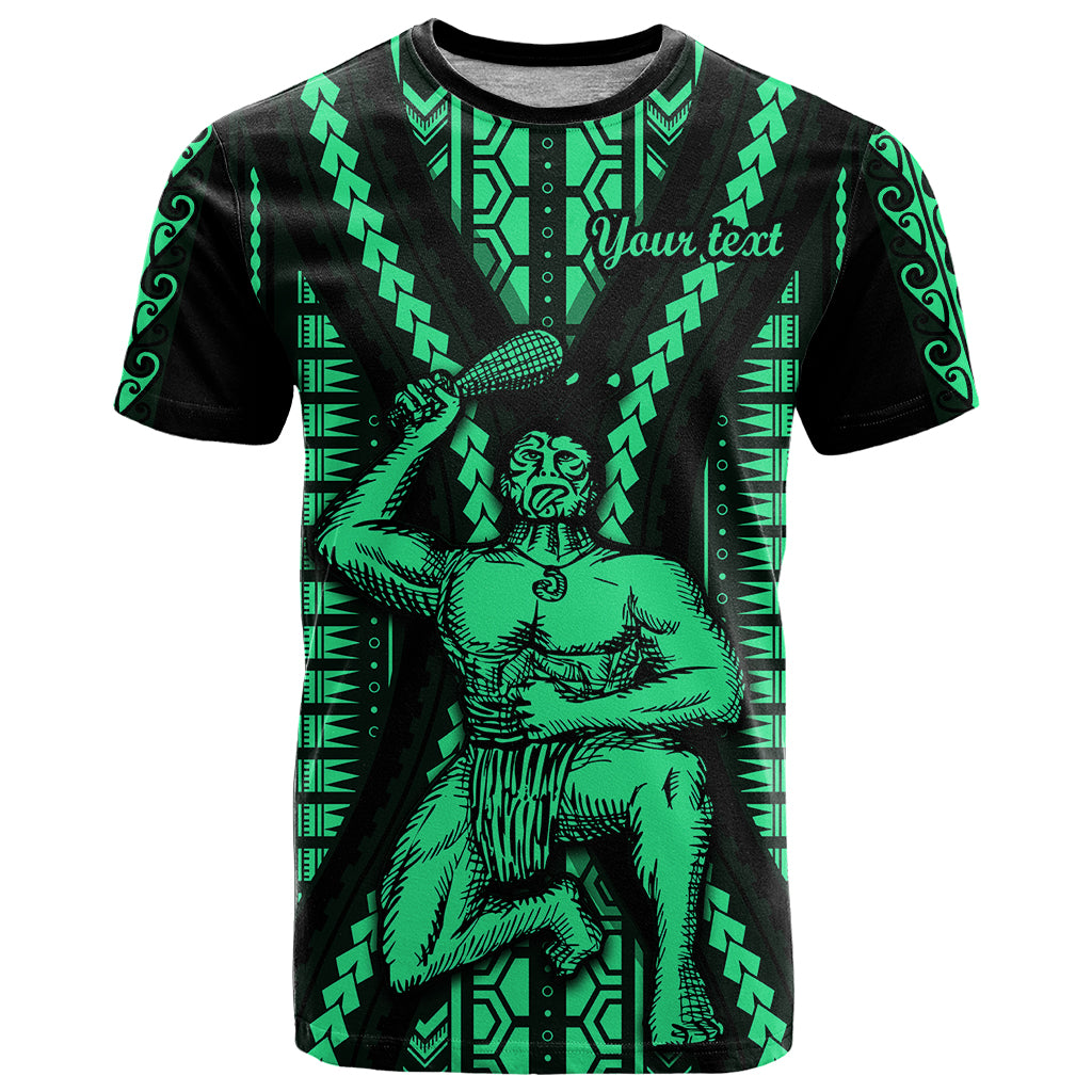 Custom Maori Fathers Day New Zealand T Shirt Aroha Ahau Ki A Koe Papa - Green - Wonder Print Shop