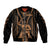 Maori Fathers Day New Zealand Bomber Jacket Aroha Ahau Ki A Koe Papa - Nude LT9 - Wonder Print Shop