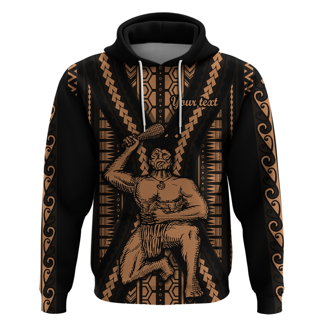 Custom Maori Fathers Day New Zealand Hoodie Aroha Ahau Ki A Koe Papa - Nude - Wonder Print Shop