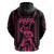 Maori Fathers Day New Zealand Hoodie Aroha Ahau Ki A Koe Papa - Pink - Wonder Print Shop
