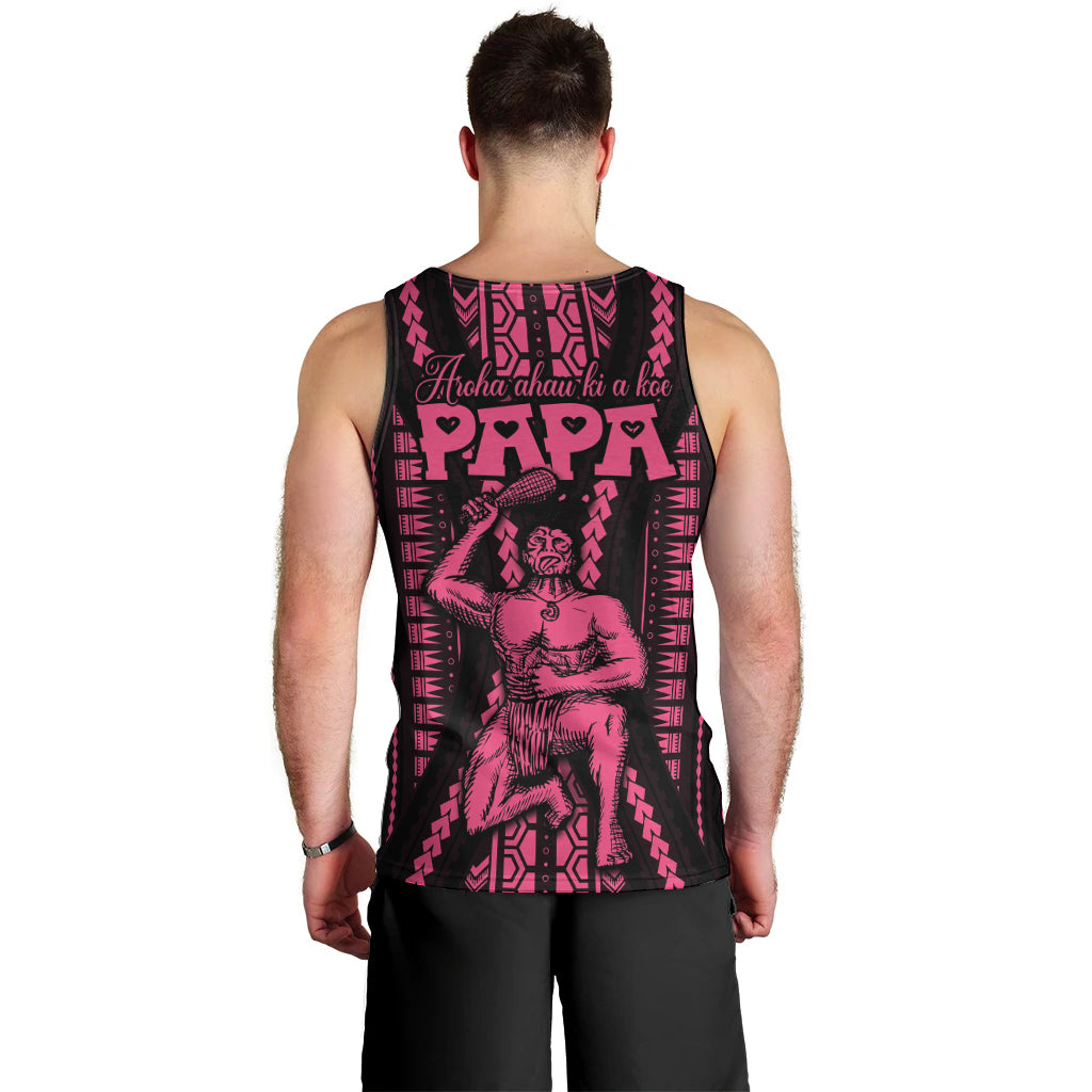 maori-fathers-day-new-zealand-men-tank-top-aroha-ahau-ki-a-koe-papa-pink