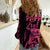 Maori Fathers Day New Zealand Women Casual Shirt Aroha Ahau Ki A Koe Papa - Pink - Wonder Print Shop