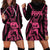 Custom Maori Fathers Day New Zealand Hoodie Dress Aroha Ahau Ki A Koe Papa - Pink - Wonder Print Shop
