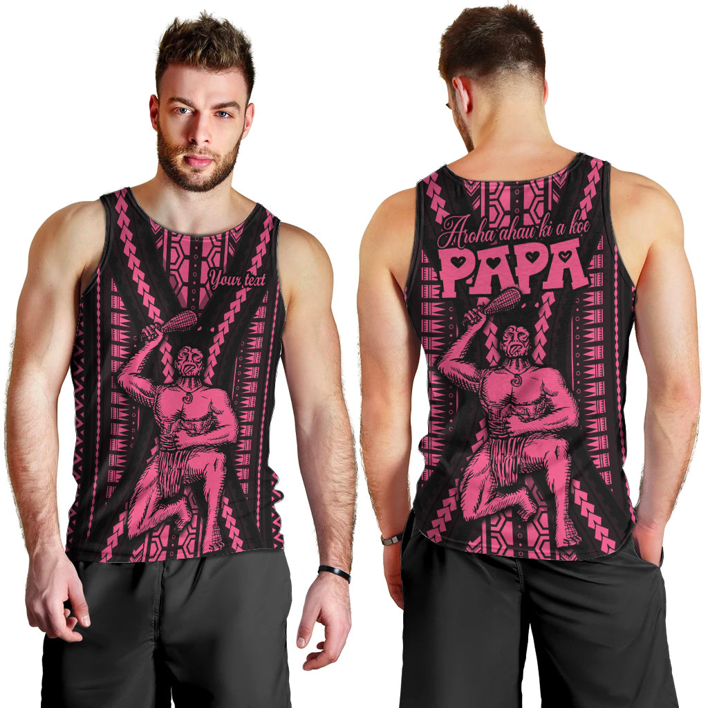 custom-maori-fathers-day-new-zealand-men-tank-top-aroha-ahau-ki-a-koe-papa-pink