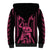 Custom Maori Fathers Day New Zealand Sherpa Hoodie Aroha Ahau Ki A Koe Papa - Pink - Wonder Print Shop