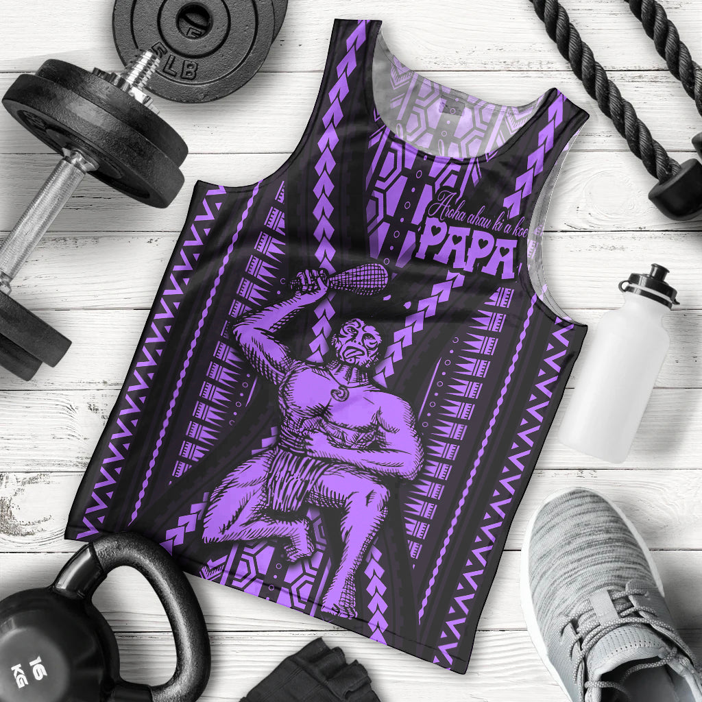 maori-fathers-day-new-zealand-men-tank-top-aroha-ahau-ki-a-koe-papa-purple