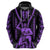 Custom Maori Fathers Day New Zealand Hoodie Aroha Ahau Ki A Koe Papa - Purple - Wonder Print Shop