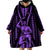 Custom Maori Fathers Day New Zealand Wearable Blanket Hoodie Aroha Ahau Ki A Koe Papa - Purple - Wonder Print Shop