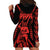 Maori Fathers Day New Zealand Hoodie Dress Aroha Ahau Ki A Koe Papa - Red - Wonder Print Shop