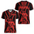 Maori Fathers Day New Zealand Women V Neck T Shirt Aroha Ahau Ki A Koe Papa - Red - Wonder Print Shop