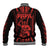 Custom Maori Fathers Day New Zealand Baseball Jacket Aroha Ahau Ki A Koe Papa - Red LT9 - Wonder Print Shop