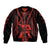 Custom Maori Fathers Day New Zealand Bomber Jacket Aroha Ahau Ki A Koe Papa - Red LT9 - Wonder Print Shop