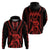 Custom Maori Fathers Day New Zealand Hoodie Aroha Ahau Ki A Koe Papa - Red - Wonder Print Shop