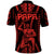 Custom Maori Fathers Day New Zealand Polo Shirt Aroha Ahau Ki A Koe Papa - Red - Wonder Print Shop