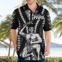 Maori Fathers Day New Zealand Hawaiian Shirt Aroha Ahau Ki A Koe Papa - Black - Wonder Print Shop