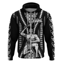 Maori Fathers Day New Zealand Hoodie Aroha Ahau Ki A Koe Papa - Black - Wonder Print Shop