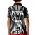 Maori Fathers Day New Zealand Kid Polo Shirt Aroha Ahau Ki A Koe Papa - Black - Wonder Print Shop