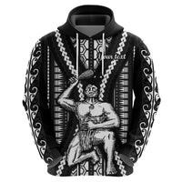 Custom Maori Fathers Day New Zealand Hoodie Aroha Ahau Ki A Koe Papa - Black - Wonder Print Shop