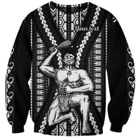 Custom Maori Fathers Day New Zealand Sweatshirt Aroha Ahau Ki A Koe Papa - Black - Wonder Print Shop