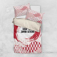 Custom Japan Sevens Bedding Set Japanese Rising Sun with Hemp Leaf Pattern LT9 - Wonder Print Shop