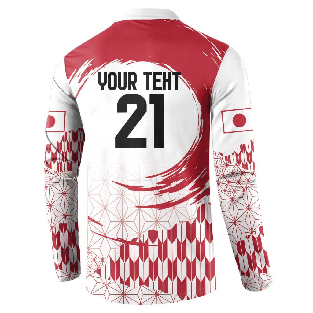 Custom Japan Sevens Button Sweatshirt Japanese Rising Sun with Hemp Leaf Pattern LT9 - Wonder Print Shop