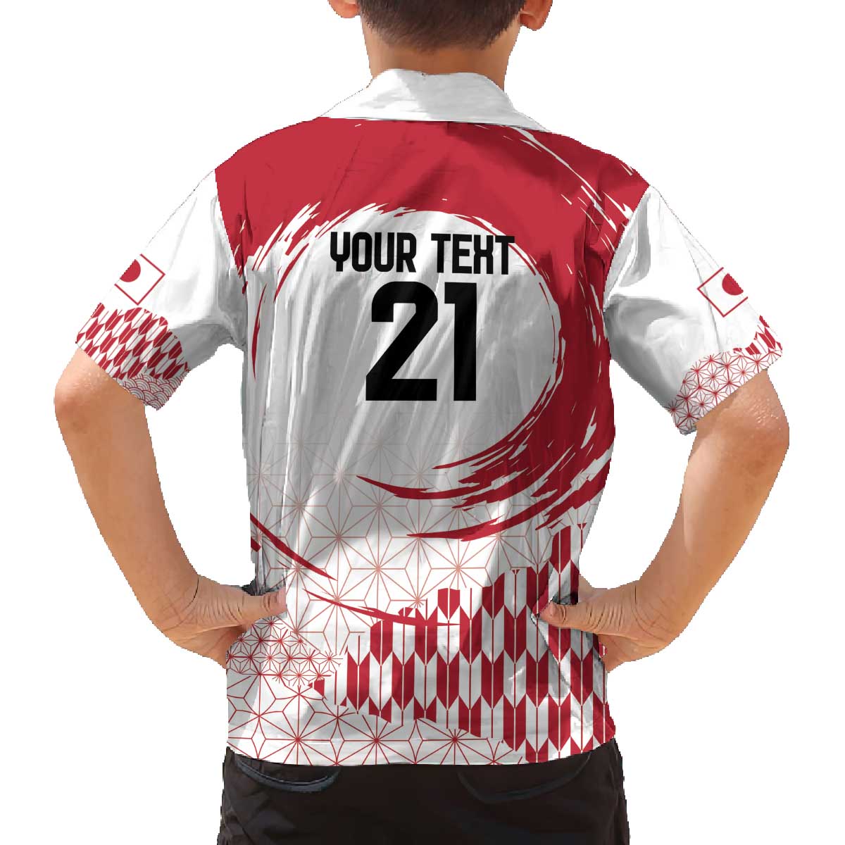 Custom Japan Sevens Family Matching Puletasi and Hawaiian Shirt Japanese Rising Sun with Hemp Leaf Pattern - Wonder Print Shop