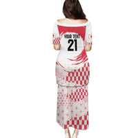 Custom Japan Sevens Family Matching Puletasi and Hawaiian Shirt Japanese Rising Sun with Hemp Leaf Pattern - Wonder Print Shop