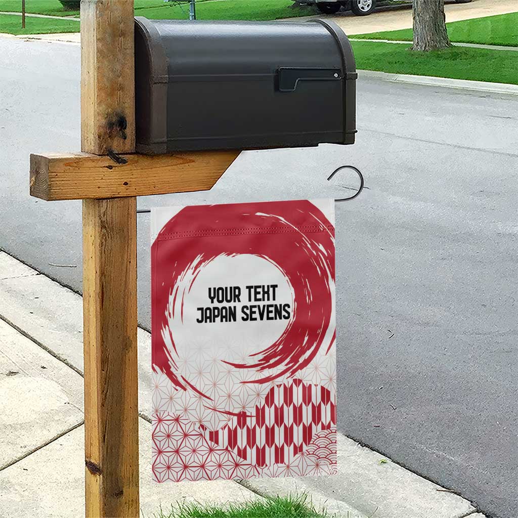 Custom Japan Sevens Garden Flag Japanese Rising Sun with Hemp Leaf Pattern - Wonder Print Shop