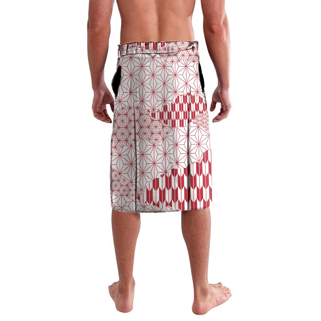 Custom Japan Sevens Lavalava Japanese Rising Sun with Hemp Leaf Pattern - Wonder Print Shop