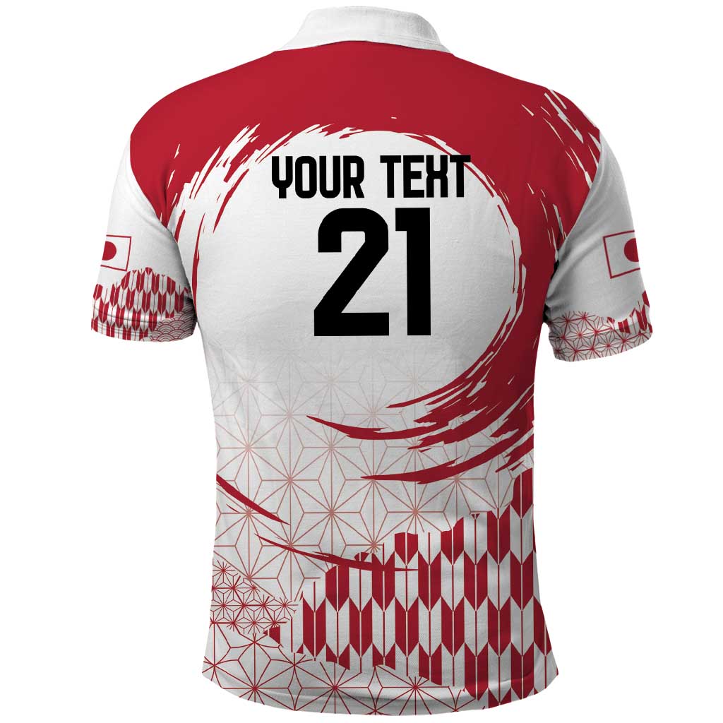 Custom Japan Sevens Polo Shirt Japanese Rising Sun with Hemp Leaf Pattern - Wonder Print Shop