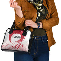 Custom Japan Sevens Shoulder Handbag Japanese Rising Sun with Hemp Leaf Pattern