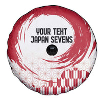 Custom Japan Sevens Spare Tire Cover Japanese Rising Sun with Hemp Leaf Pattern - Wonder Print Shop