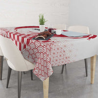 Custom Japan Sevens Tablecloth Japanese Rising Sun with Hemp Leaf Pattern - Wonder Print Shop