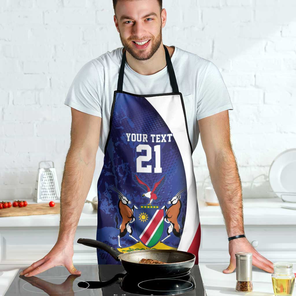 Namibia Cricket Custom Apron Coat of arms Namibian Pattern - Wonder Print Shop