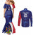 Namibia Cricket Custom Couples Matching Mermaid Dress and Long Sleeve Button Shirt Coat of arms Namibian Pattern - Wonder Print Shop