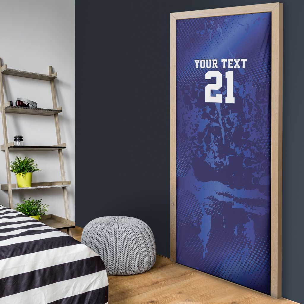 Namibia Cricket Custom Door Cover Coat of arms Namibian Pattern - Wonder Print Shop