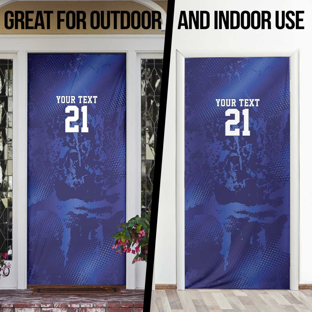 Namibia Cricket Custom Door Cover Coat of arms Namibian Pattern - Wonder Print Shop